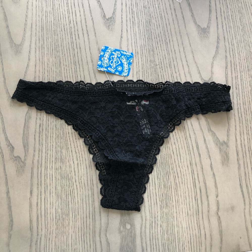 NWT Free People Intimately Lace Tanga Panties_2